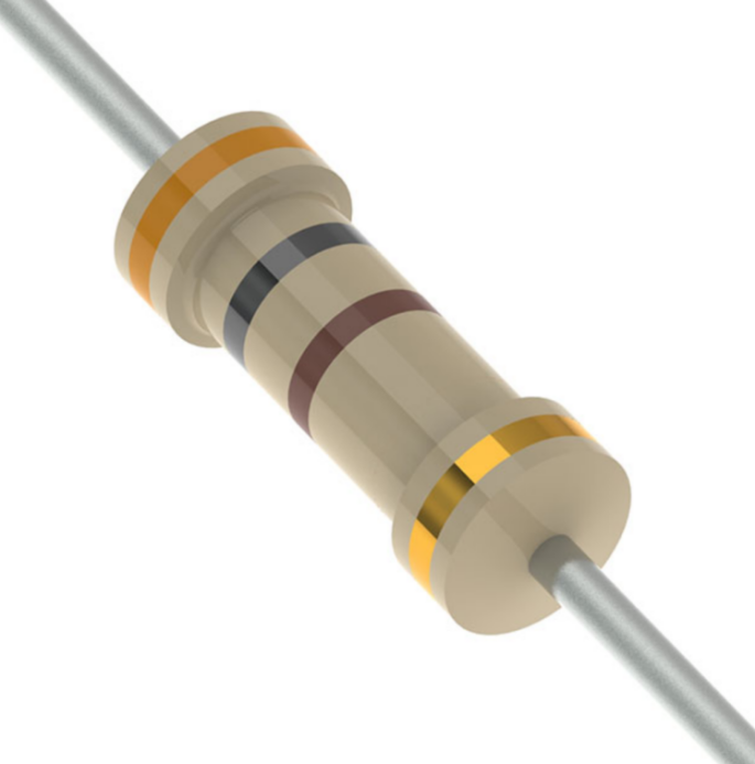 300 ohm resistor color code 4 band